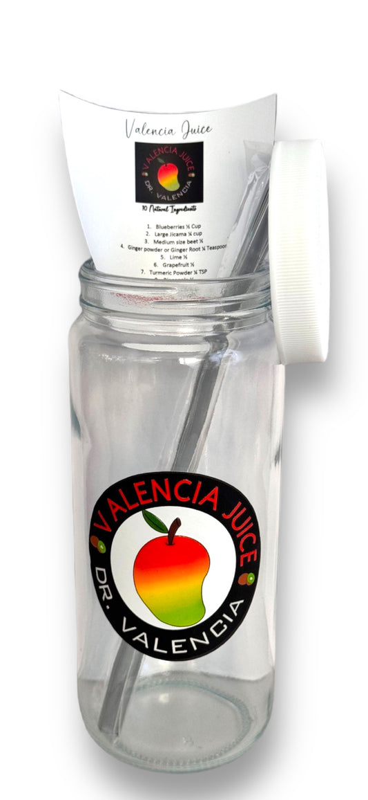 Valencia Juice Glass Jar